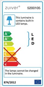 Veioză Zuiver Gio, argintiu