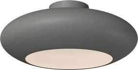 Lustra LED aplicata tavan din aluminiu gri Aros