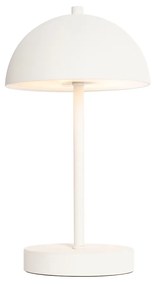 Lampă de masă de exterior albă reîncărcabilă cu dimmer în 3 trepte - Keira