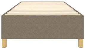 Cadru de pat box spring, gri taupe, 80x200 cm, textil Gri taupe, 35 cm, 80 x 200 cm