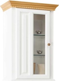 Set lemn masiv natur Living Margaret Model B Alb/