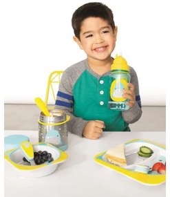 Caserolă termică cu lingură/furculiță ZOO 325 ml rechin Skip Hop