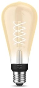 Bec LED dimabil Philips Hue WHITE FILAMENT ST72 E27/7W/230V 2100K