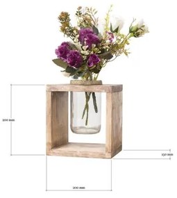 Stand din lemn pentru plante Cero - Lemn