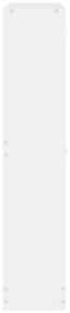 Pantofar, alb, 59x17x81 cm, lemn prelucrat Alb, 59 x 17 x 81 cm, 1