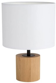 Spot-Light DO708191174 - Lampă de masă KRETA 1xE27/25W/230V, pin/alb