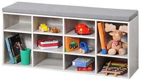 Kesper 15931 Botier cu scaun, alb, 103,5 x 48 x29,5 cm