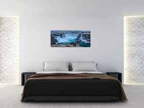 Tablou - Priveliște la cascade (120x50 cm)