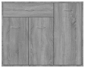 Servanta, sonoma gri, 88x30x70 cm, lemn compozit sonoma gri, 1