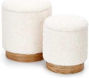 Set taburet Culoare Crem, DOVRE
