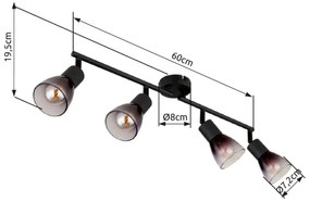 Spot Globo 54312-4 SATELLA 4xE14/25W/230V