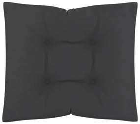 vidaXL Pernă de canapea din paleți, negru, 60 x 61 x 10 cm