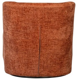 Fotoliu portocaliu cu tapițerie din catifea Atty – WOOOD