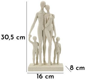 Mauro Ferretti Statuetă Familie Cm 16X8X30,3 | Aosom Romania