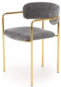 Scaun K537 gri/gold