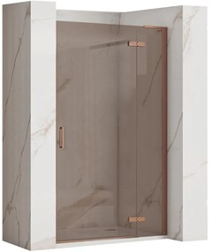 Ușă de duș Rea Hugo 90 Copper Brush
