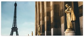 Tabou din piața Trocader, Paris (120x50 cm)