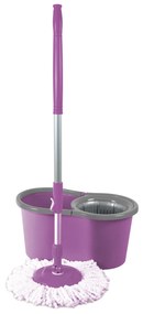 Galeata magic mop LISA ZLN-1389, Mop rotativ 360 grade, Capacitate galeata 20L, Mov
