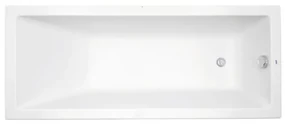 Cada baie incastrata Gala Mitta, 170 x 80 cm, dreptunghiulara, alb lucios 1700x800 mm