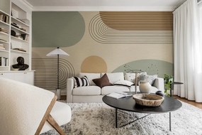 Fototapet, Abstract Arches, Neutral, Rebel Walls