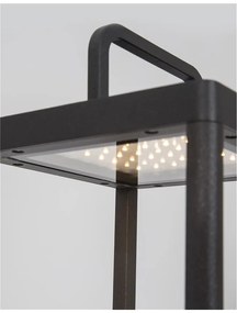 Lampa LED solara portabila pentru iluminat exterior IP65 BALI H-36cm