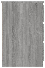 Birou, gri sonoma, 140x50x77 cm, lemn prelucrat sonoma gri
