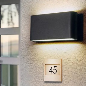 Aplica LED Exterior Cruz III BK