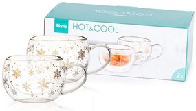 Pahare termo cappuccino 4Home Snow Hot&Cool270 ml, 2 buc.
