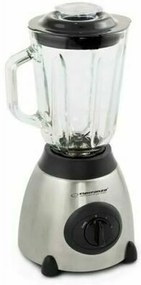Blender Esperanza Lame Otel, 2 Trepte Viteza, Functie Turbo, 500W, 1,5L, Argintiu