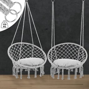 Deuba Scaun suspendat 80x60x140cm - gri