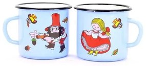 Belis Cană smălțuită Večerníček, 8 cm, 0,35 l