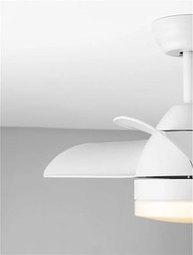 Lustra LED cu Ventilator si telecomanda NERINA alb