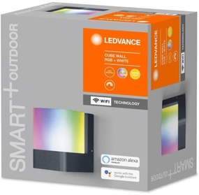 Ledvance - Aplica de perete exterioară cu LED RGB SMART + CUBE LED/9.5W/230V IP44 Wi-Fi