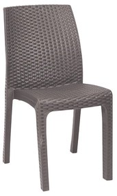 Scaun de grădină din plastic Vanda, cappuccino