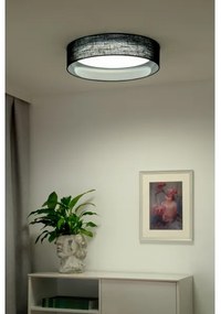Plafonieră LED Duolla ROLLER LED/24W/230V d. 45 cm negru