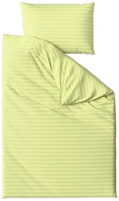 Lenjerie de pat din microfibra pentru hotel JASMINE fistic - dunga 2 cm Dimensiune lenjerie de pat: 70 x 90 cm | 140 x 220 cm