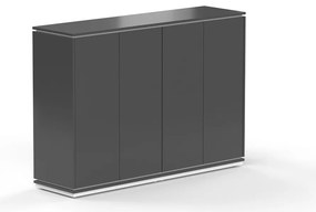 Dulap mediu Creator 162,8 x 44,5 x 115,5 cm, alb / antracit