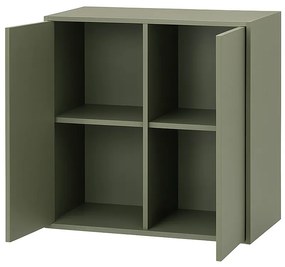 Boxie 2 uși dulap de perete 80x80x37 cm verde