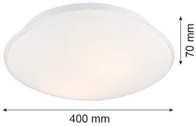 Plafonieră GIN 3xE27/15W/230V albă Argon 3224