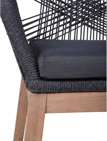 Scaun de grădină gri din lemn masiv Pomona – Garden Pleasure