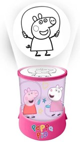 Purcelușa Peppa Proiector 2 în 1, lampă, lumină de veghe