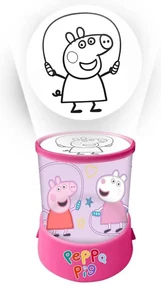 Purcelușa Peppa Proiector 2 în 1, lampă, lumină de veghe