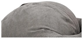 Fotoliu bean bag verde cu tapițerie din catifea reiată Roll 135 – SLOWDOWN