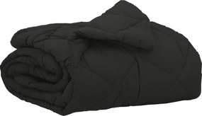 vidaXL Pilotă de vară Negru 220 x 155 cm Microfibră