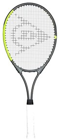 Racheta de tenis pentru copii si incepatori Dunlop™ SX Junior 27 PRO, Din aluminiu, Lungime 68.6 cm, 12 ani plus, Negru cu Verde