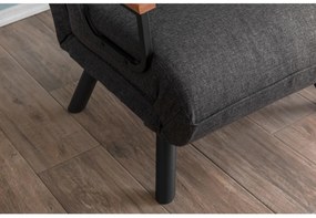 Fotoliu extensibil Sandy (gri închis). 1101769