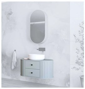 Dulap sub lavoar Belmore, gri deschis