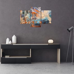 Tablou - Născut să călătorească (90x60 cm)