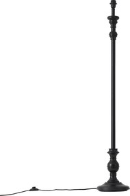 Lampă de podea clasică neagră fără abajur - Classico