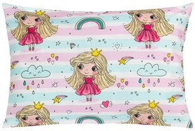 Pernă Bellatex VIOLA Prințesa cu curcubeu, 40 x 60cm